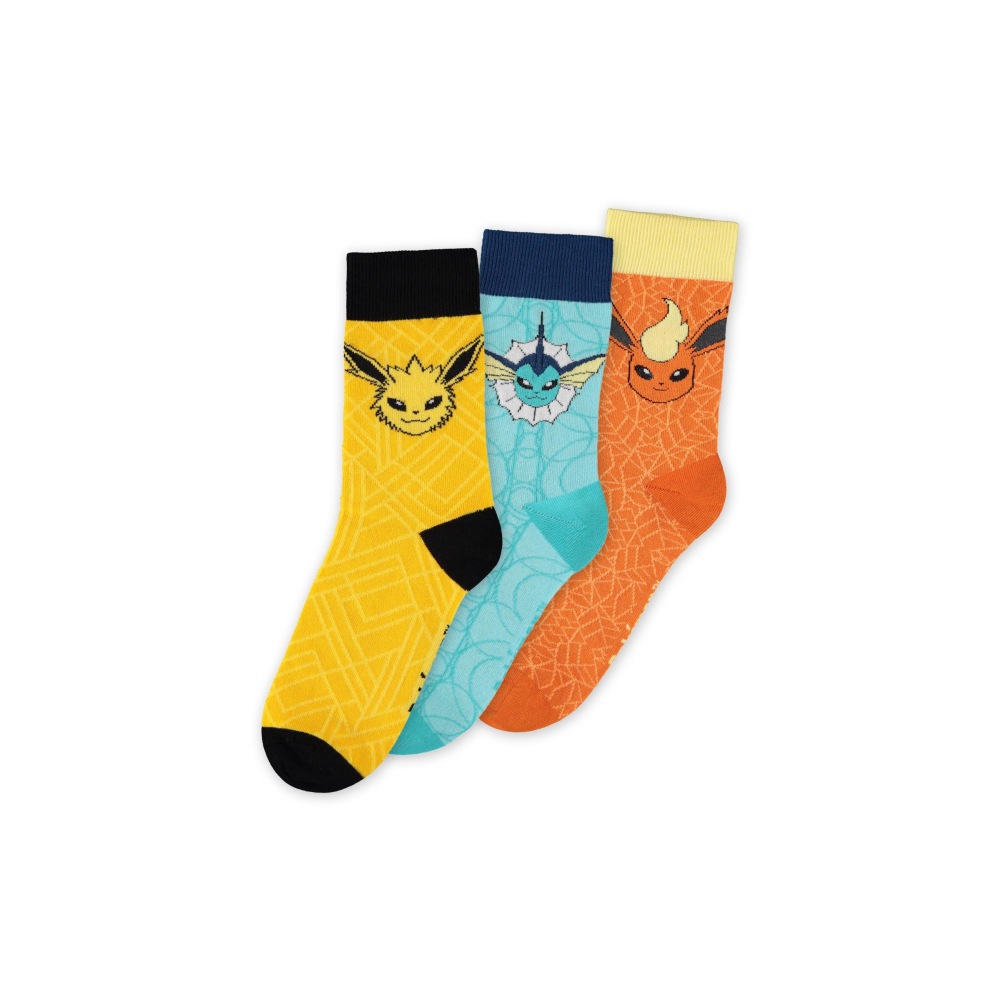 Pokémon - Eevee Evolution Chaussettes - Multicolore